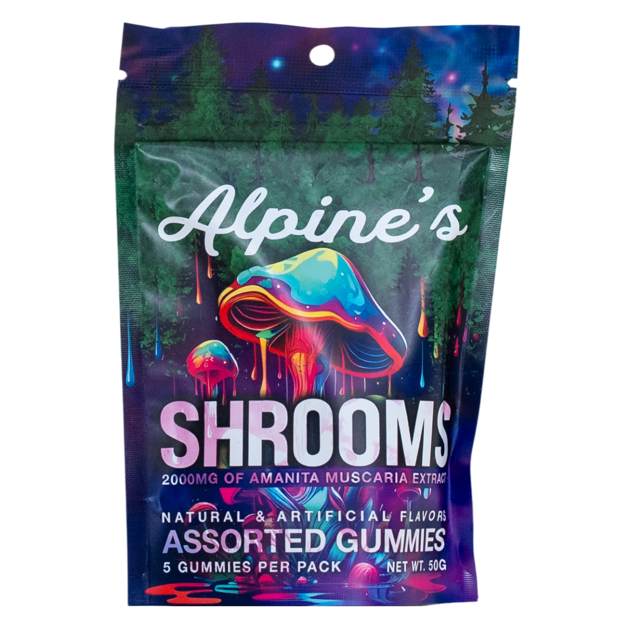 Assorted Amanita Shroom Gummies Bag